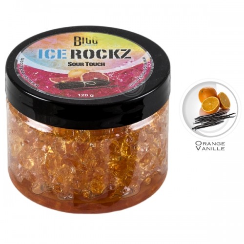 Arome narghilea naturale Bigg Ice Rockz Sour Touch cu aroma de portocale si vanilie